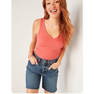 4/$20 Slim Fit V neck Tank Top